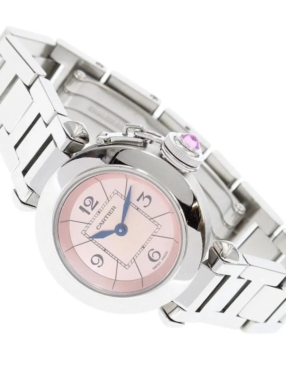 CARTIER Mispacha W3140008 pink Dial Quartz Ladies Watch_967264
